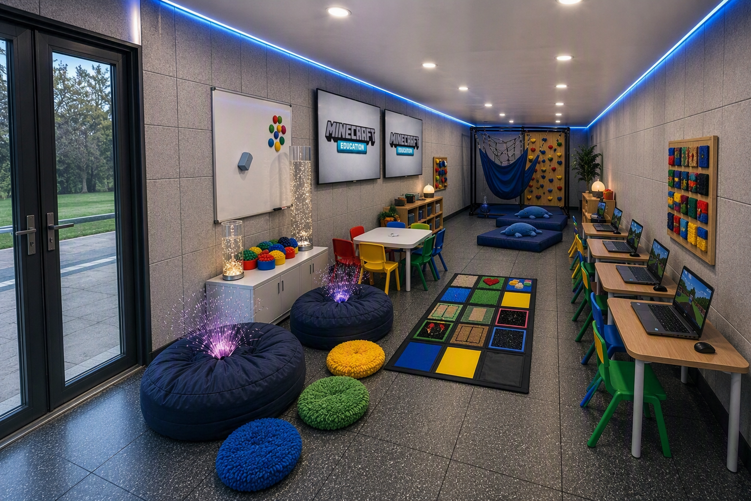 Interior do Contêiner Mind Space